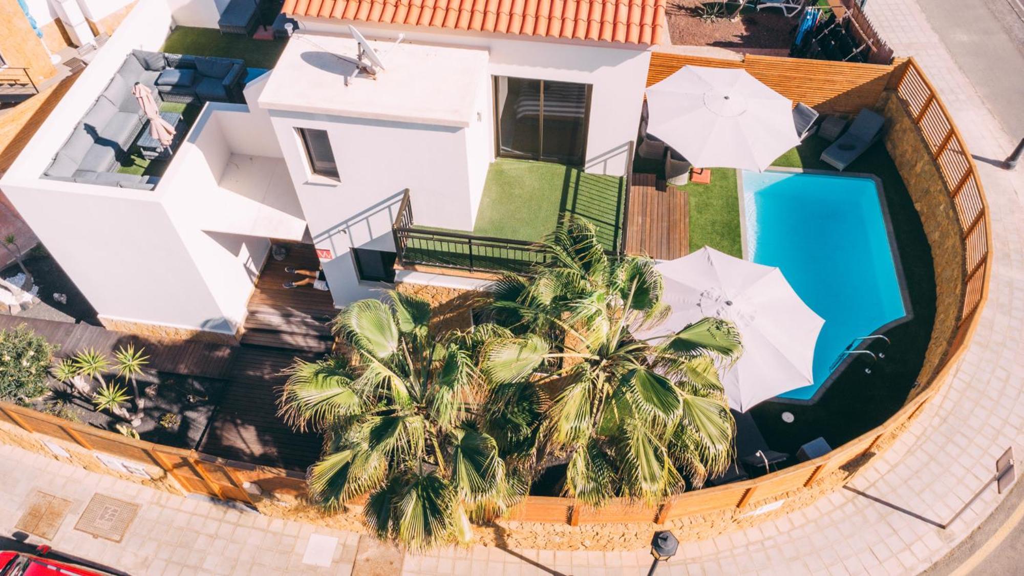 Paradise Beach House: Piscina Privada, Playa 100M Corralejo Exterior foto