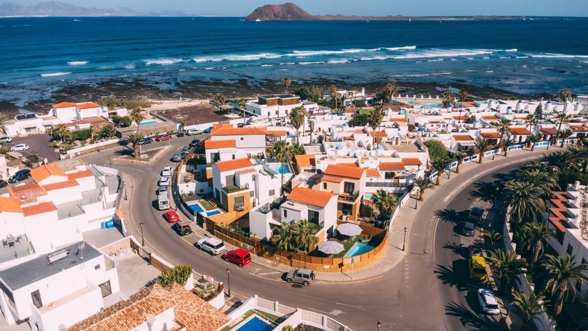 Paradise Beach House: Piscina Privada, Playa 100M Corralejo Exterior foto