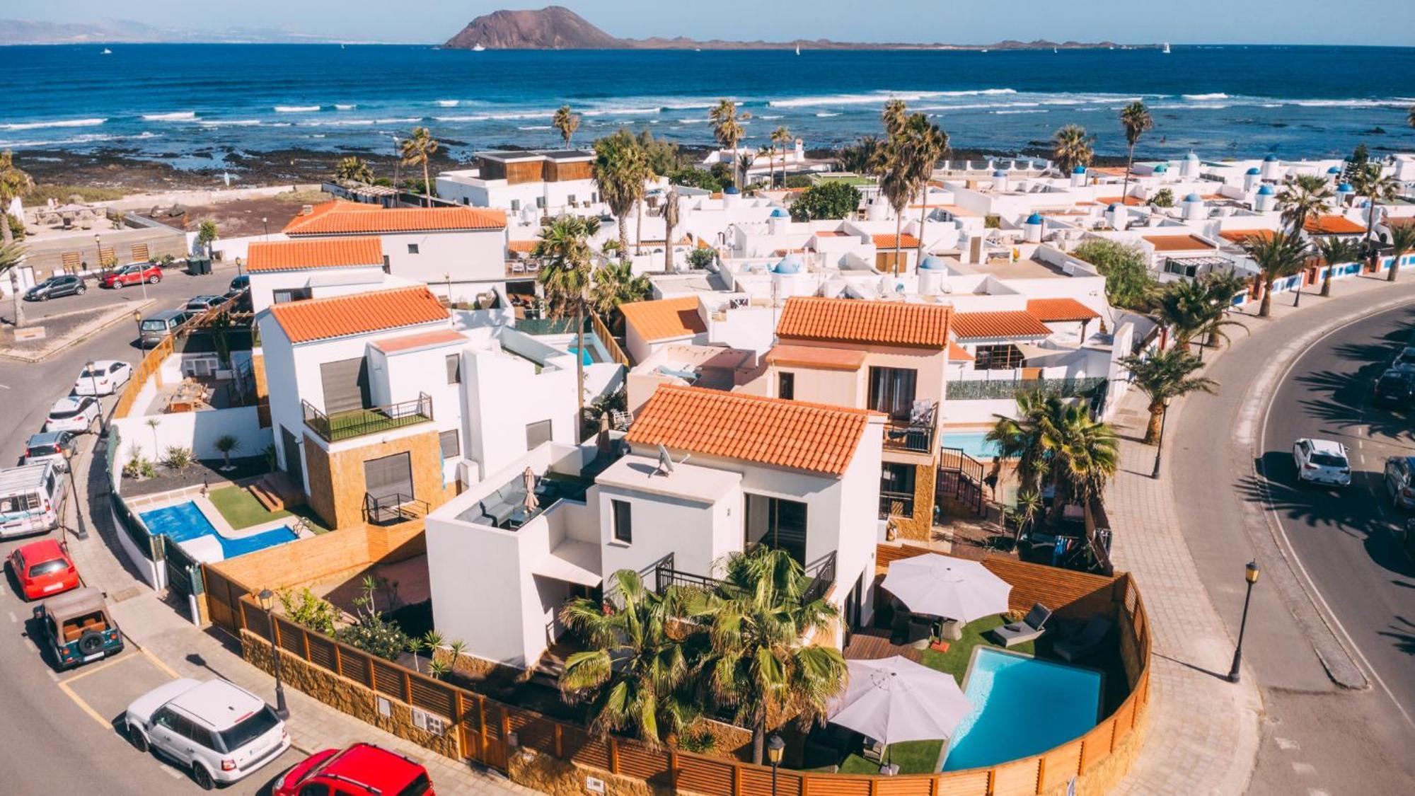 Paradise Beach House: Piscina Privada, Playa 100M Corralejo Exterior foto